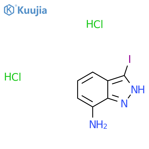 3-iodo-1H-indazol-7-amine dihydrochloride structure