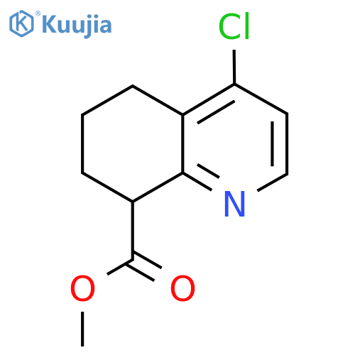 Methyl 4-chloro-5,6,7,8-tetrahydroquinoline-8-carboxylate structure