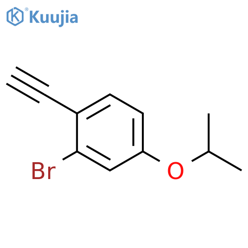 Benzene, 2-bromo-1-ethynyl-4-(1-methylethoxy)- structure