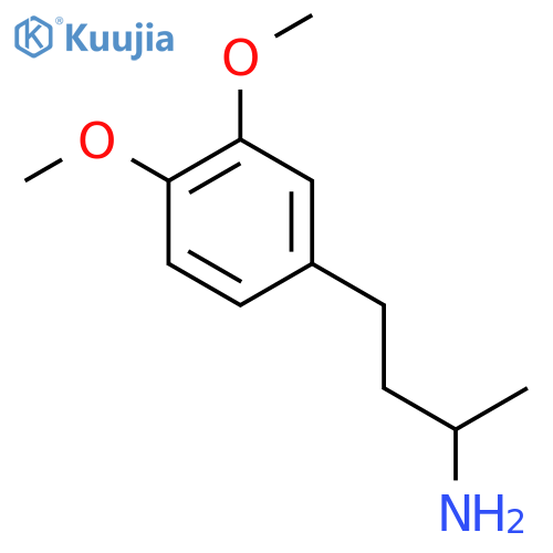 4-(3,4-Dimethoxyphenyl)butan-2-amine structure