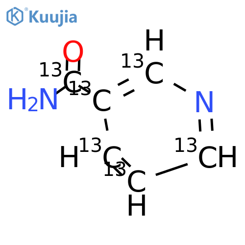 Nicotinamide-13C6 structure