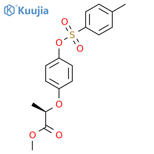 methyl (2R)-2-{4-[(4-methylbenzenesulfonyl)oxy]phenoxy}propanoate structure