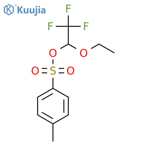 1-Ethoxy-2,2,2-trifluoroethyl 4-methylbenzene-1-sulfonate structure