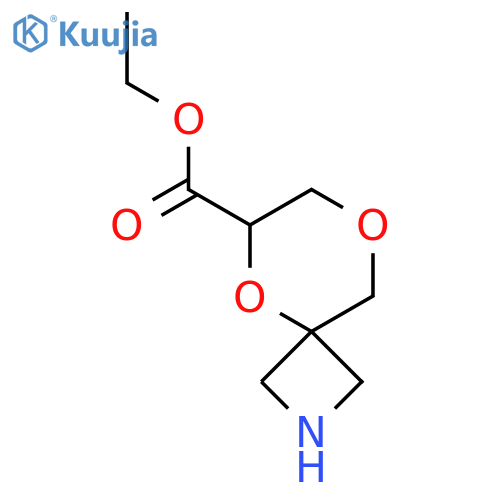 Ethyl 5,8-dioxa-2-azaspiro[3.5]nonane-6-carboxylate structure