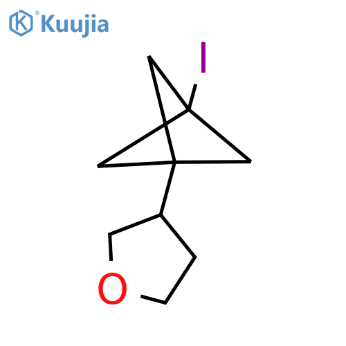 3-{3-Iodobicyclo[1.1.1]pentan-1-yl}oxolane structure