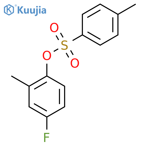 4-Fluoro-2-methylphenyl 4-methylbenzene-1-sulfonate structure