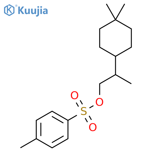 2-(4,4-Dimethylcyclohexyl)propyl 4-methylbenzene-1-sulfonate structure