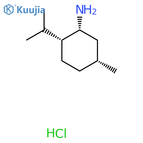 (1R,2R,5R)-2-Isopropyl-5-methylcyclohexanamine hydrochloride structure
