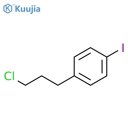 Benzene, 1-(3-chloropropyl)-4-iodo- structure
