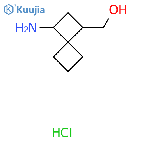 {3-Aminospiro[3.3]heptan-1-yl}methanol hydrochloride structure