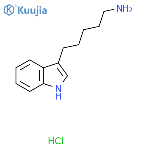 5-(1H-indol-3-yl)pentan-1-amine hydrochloride structure