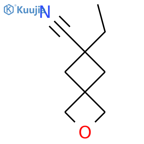 6-Ethyl-2-oxaspiro[3.3]heptane-6-carbonitrile structure