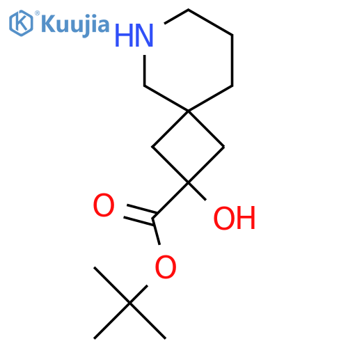 Tert-butyl 2-hydroxy-6-azaspiro[3.5]nonane-2-carboxylate structure