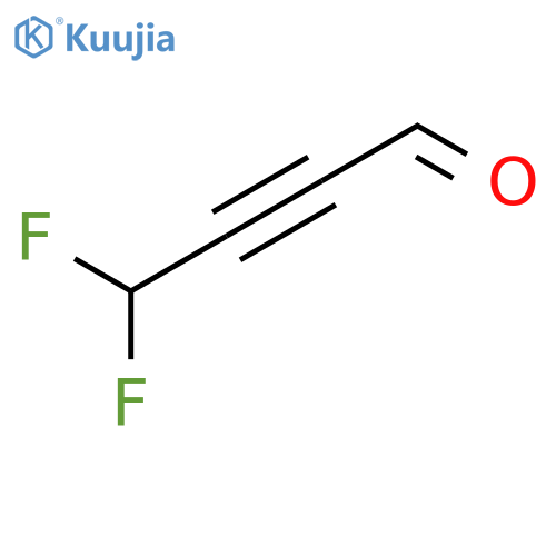 4,4-Difluorobut-2-ynal structure