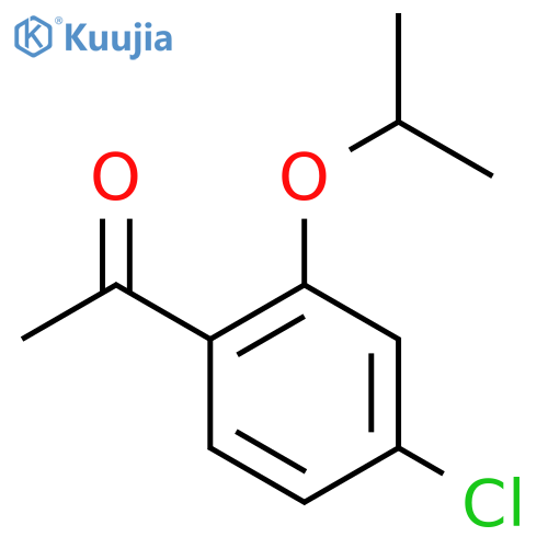 1-(4-Chloro-2-isopropoxyphenyl)ethanone structure