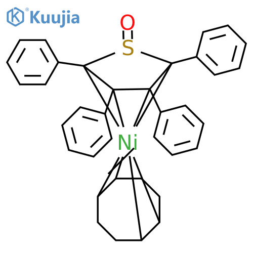 [(1,2,5,6η)-1,5-Cyclooctadiene][2,3,4,5-tetraphenyl-1-oxide-thiophene]nickel structure
