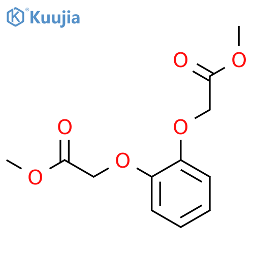 Acetic acid,2,2'-[1,2-phenylenebis(oxy)]bis-, 1,1'-dimethyl ester structure