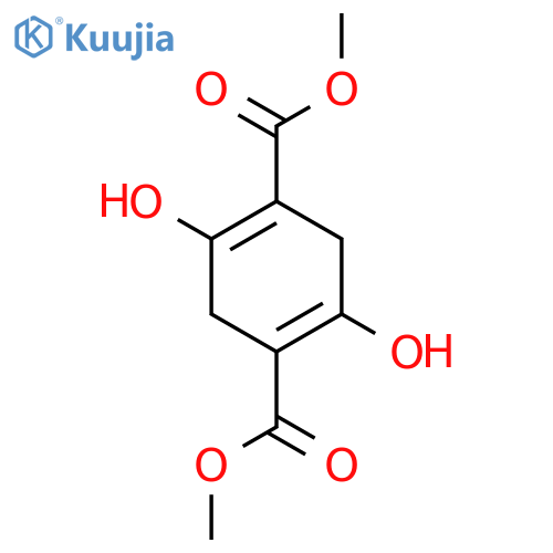 1,4-dimethyl 2,5-dihydroxycyclohexa-1,4-diene-1,4-dicarboxylate structure