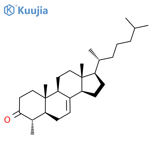 4α-Methyl-5α-cholest-7-en-3-one structure