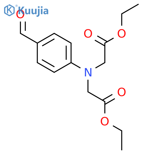 Glycine, N-(2-ethoxy-2-oxoethyl)-N-(4-formylphenyl)-, ethyl ester structure