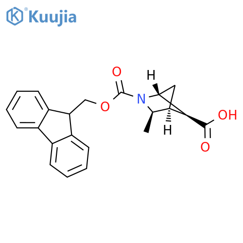 2-(9H-Fluoren-9-ylmethyl) (1R,3R,4S,5S)-3-methyl-2-azabicyclo[2.1.1]hexane-2,5-dicarboxylate structure