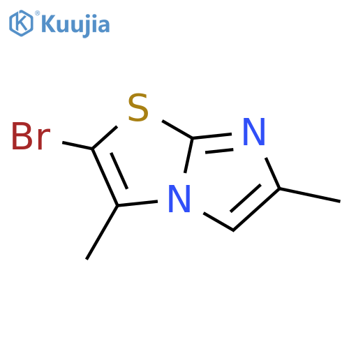 2-bromo-3,6-dimethylimidazo[2,1-b]thiazole structure