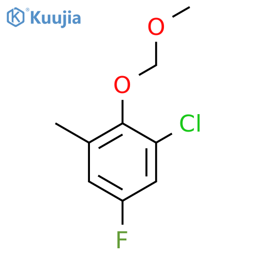 1-Chloro-5-fluoro-2-(methoxymethoxy)-3-methylbenzene structure