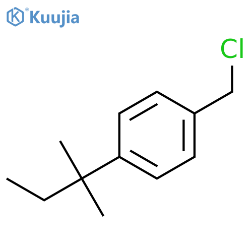 α-chloro-4-(tert-pentyl)toluene structure