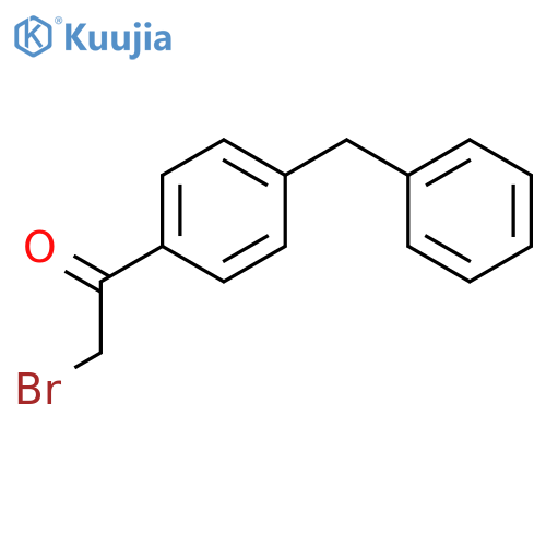 Ethanone,2-bromo-1-[4-(phenylmethyl)phenyl]- structure