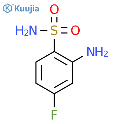 2-amino-4-fluorobenzenesulfonamide structure