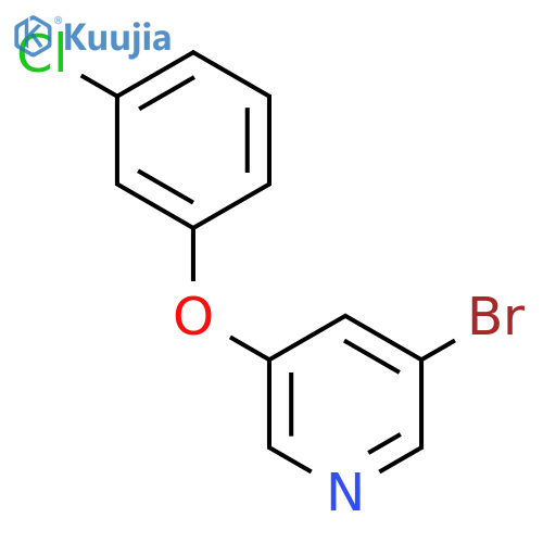 3-Bromo-5-(3-chlorophenoxy)pyridine structure