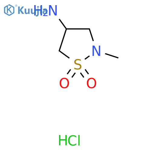 4-Amino-2-methyl-1lambda6,2-thiazolidine-1,1-dione hydrochloride structure