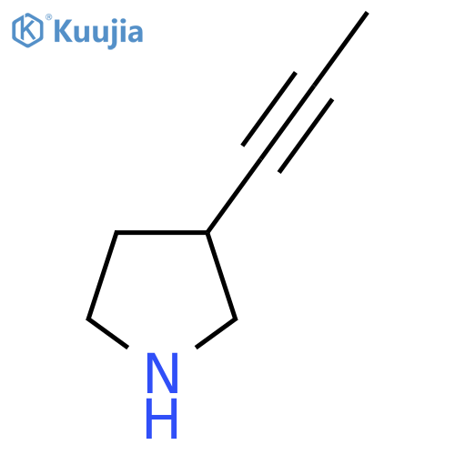 3-(Prop-1-yn-1-yl)pyrrolidine structure