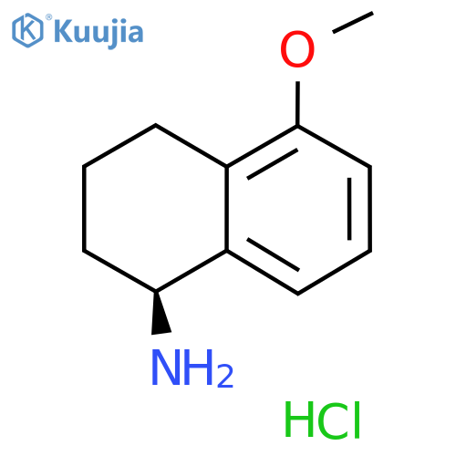 (S)-5-Methoxy-1,2,3,4-tetrahydronaphthalen-1-amine hydrochloride structure