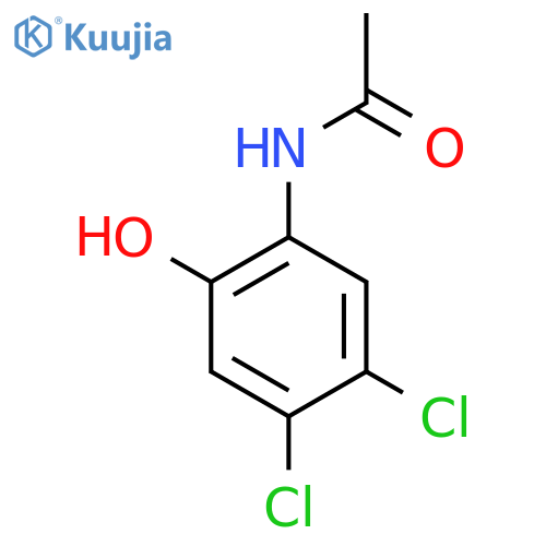 Acetamide, N-(4,5-dichloro-2-hydroxyphenyl)- structure