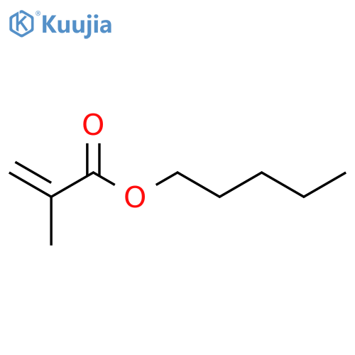 2-Propenoic acid,2-methyl-, pentyl ester structure