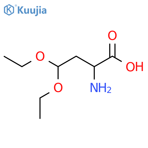 2-amino-4,4-diethoxybutanoic acid structure