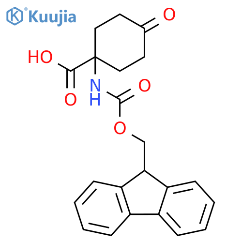 N-Fmoc-amino-4-ketocyclohexylcarboxylic acid structure