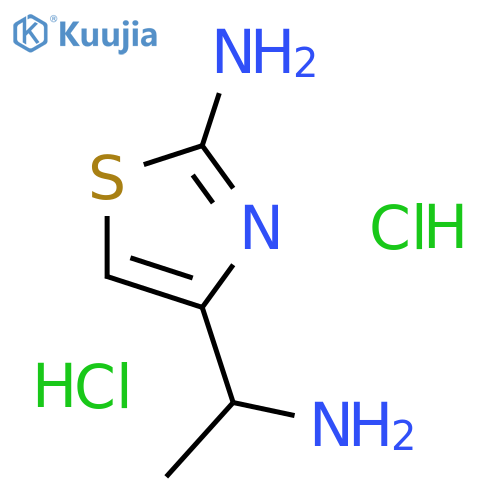 4-Thiazolemethanamine, 2-amino-α-methyl-, hydrochloride (1:2)  structure