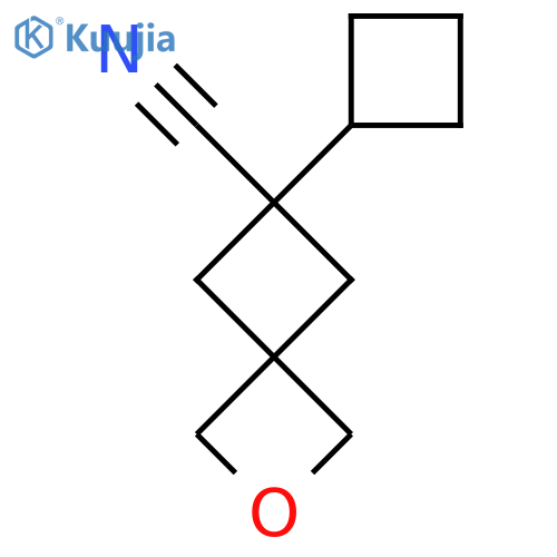 6-Cyclobutyl-2-oxaspiro[3.3]heptane-6-carbonitrile structure