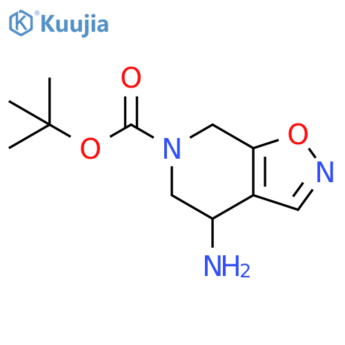 1,1-Dimethylethyl 4-amino-4,7-dihydroisoxazolo[5,4-c]pyridine-6(5H)-carboxylate structure