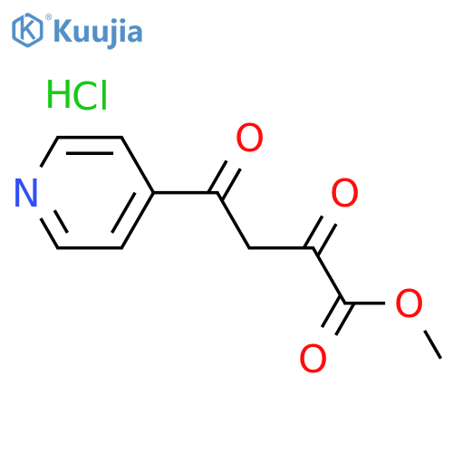 4-Pyridinebutanoic acid, α,γ-dioxo-, methyl ester, hydrochloride (1:1)  structure