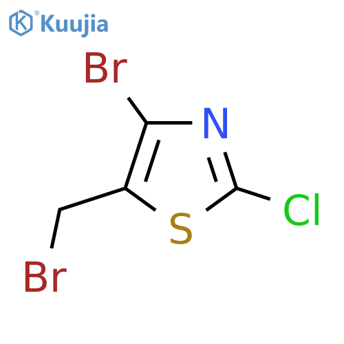 4-Bromo-5-(bromomethyl)-2-chloro-1,3-thiazole structure