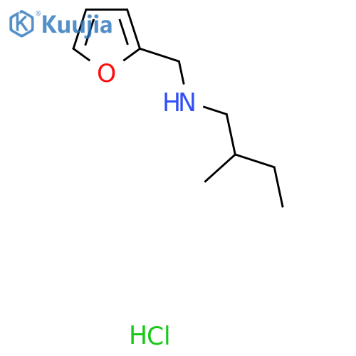 [(Furan-2-yl)methyl](2-methylbutyl)amine hydrochloride structure