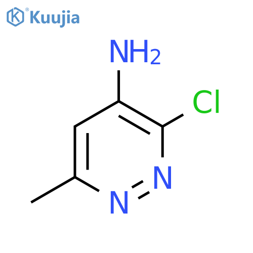 3-Chloro-6-methylpyridazin-4-amine structure