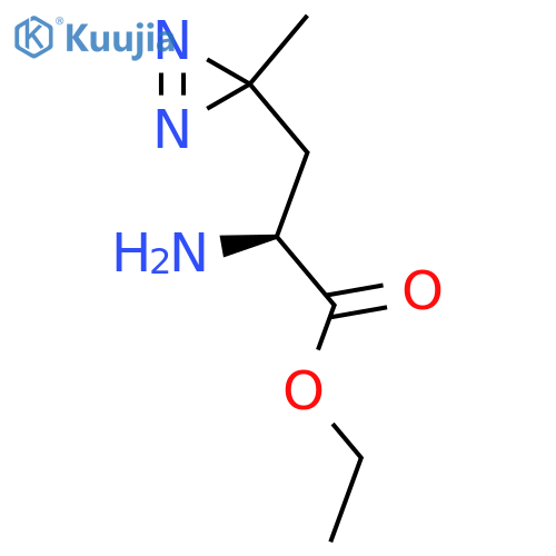 3H-Diazirine-3-propanoic acid, α-amino-3-methyl-, ethyl ester, (αS)-  structure