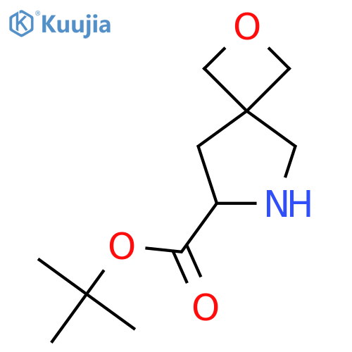 2-Oxa-6-azaspiro[3.4]octane-7-carboxylic acid, 1,1-dimethylethyl ester  structure