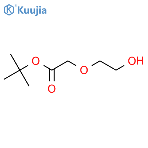Tert-butyl 2-(2-hydroxyethoxy)acetate structure