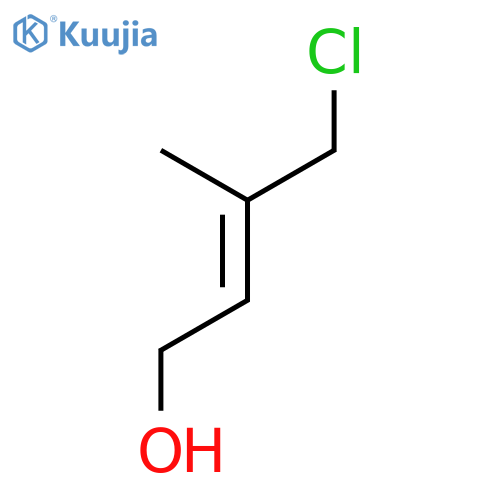 4-chloro-3-methylbut-2-en-1-ol structure
