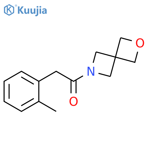 2-(2-methylphenyl)-1-{2-oxa-6-azaspiro[3.3]heptan-6-yl}ethan-1-one structure